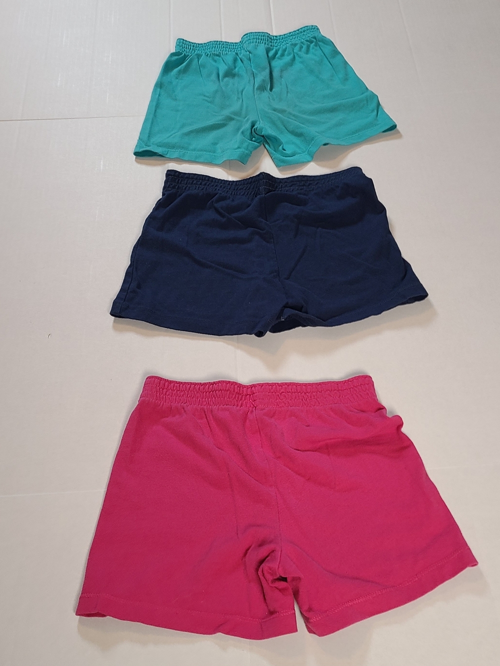wonder nation Girls' Athletic Shorts Bundle - Pink, Teal, Navy EUC size 6-6X - Picture 3 of 14